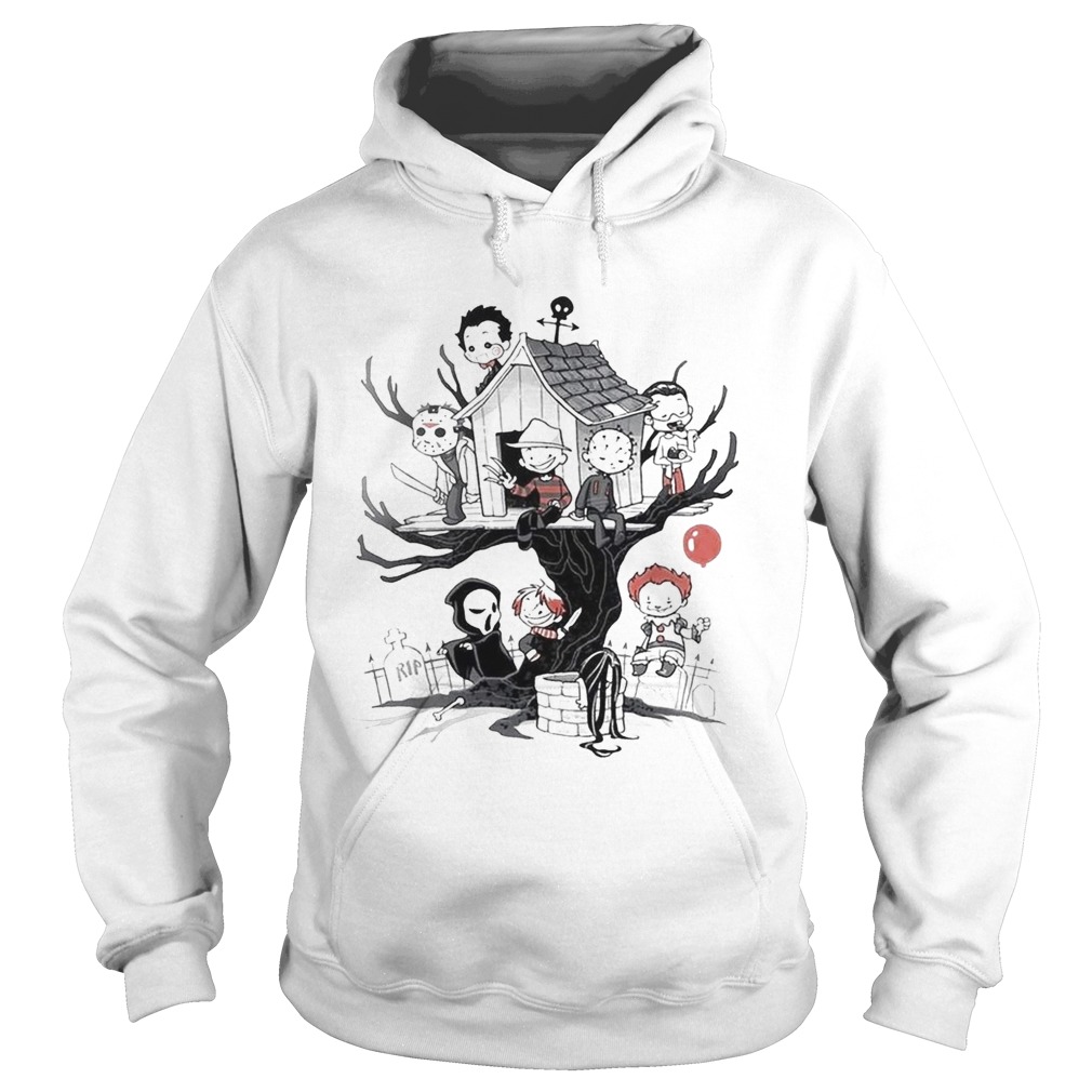 Maniac Park Horror movie Theme Park tree Halloween Hoodie