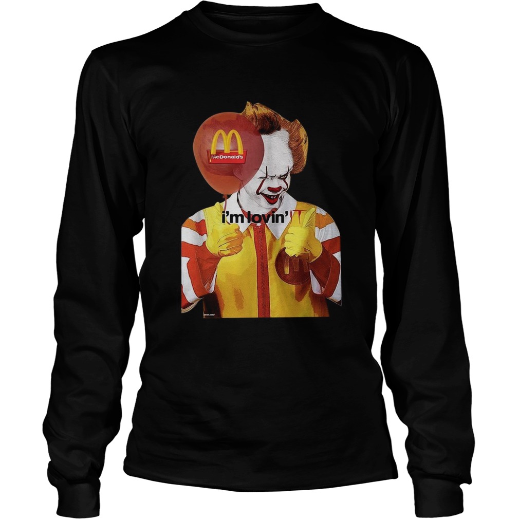 Mcdonalds Im lovin IT Pennywise LongSleeve