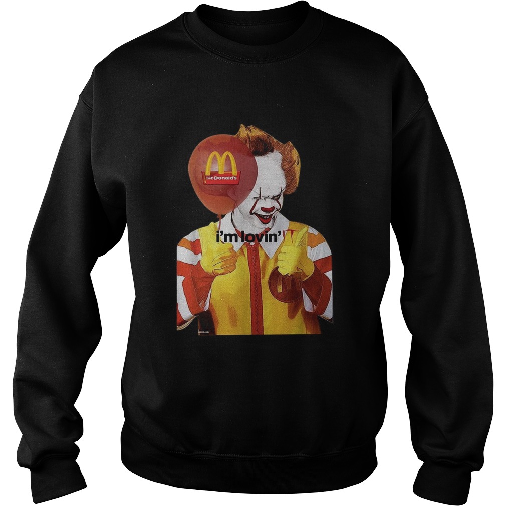 Mcdonalds Im lovin IT Pennywise Sweatshirt