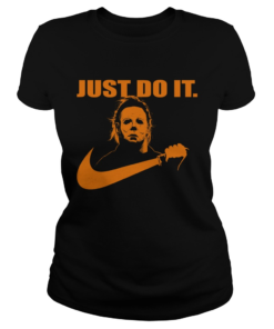 Michael Myers Just do it Nike Halloween  Classic Ladies