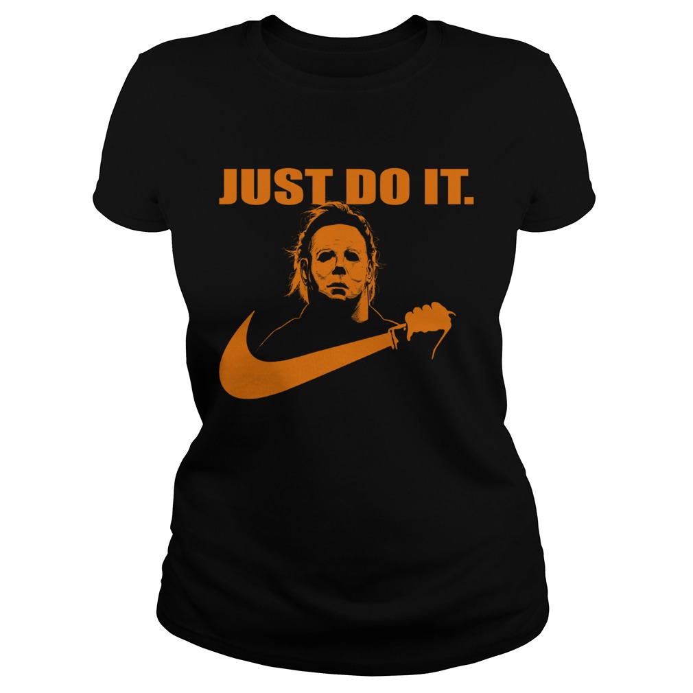 Michael Myers Just do it Nike Halloween Classic Ladies