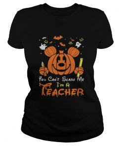 Mickey mouse you cant scare me Im a teacher Halloween  Classic Ladies