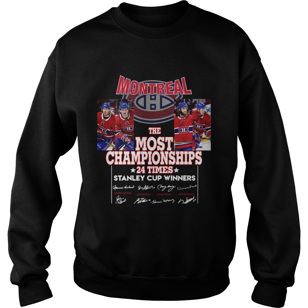 Montreal The Most Championships Sweatshirt