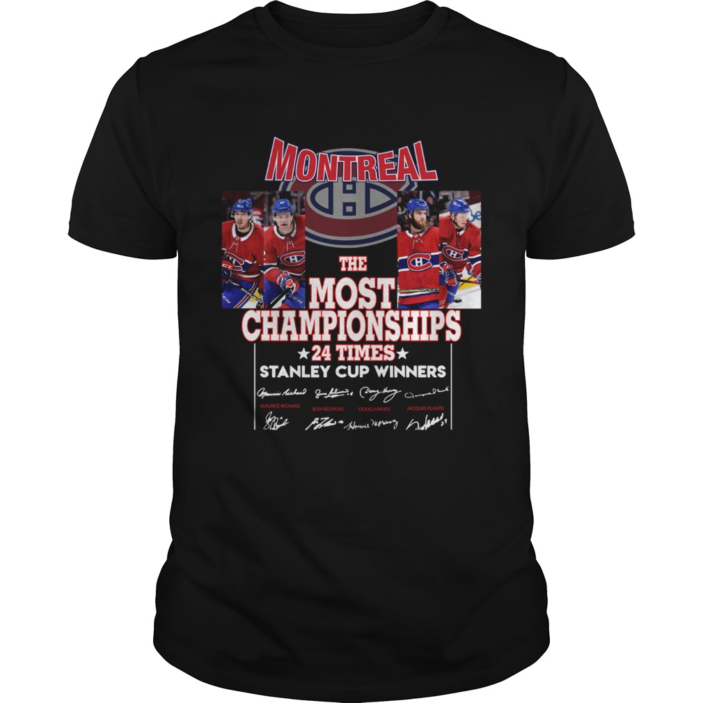 Montreal The Most Championships shirt