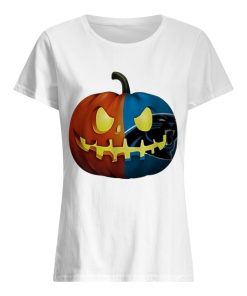 NFL Carolina Panthers pumpkin Halloween  Classic Women's T-shirt