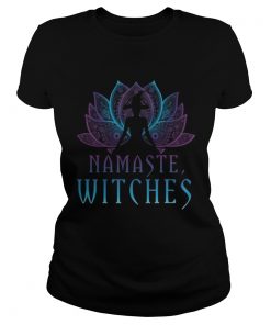 Namaste Witches Yoga Lover Halloween Pagan Witch  Classic Ladies