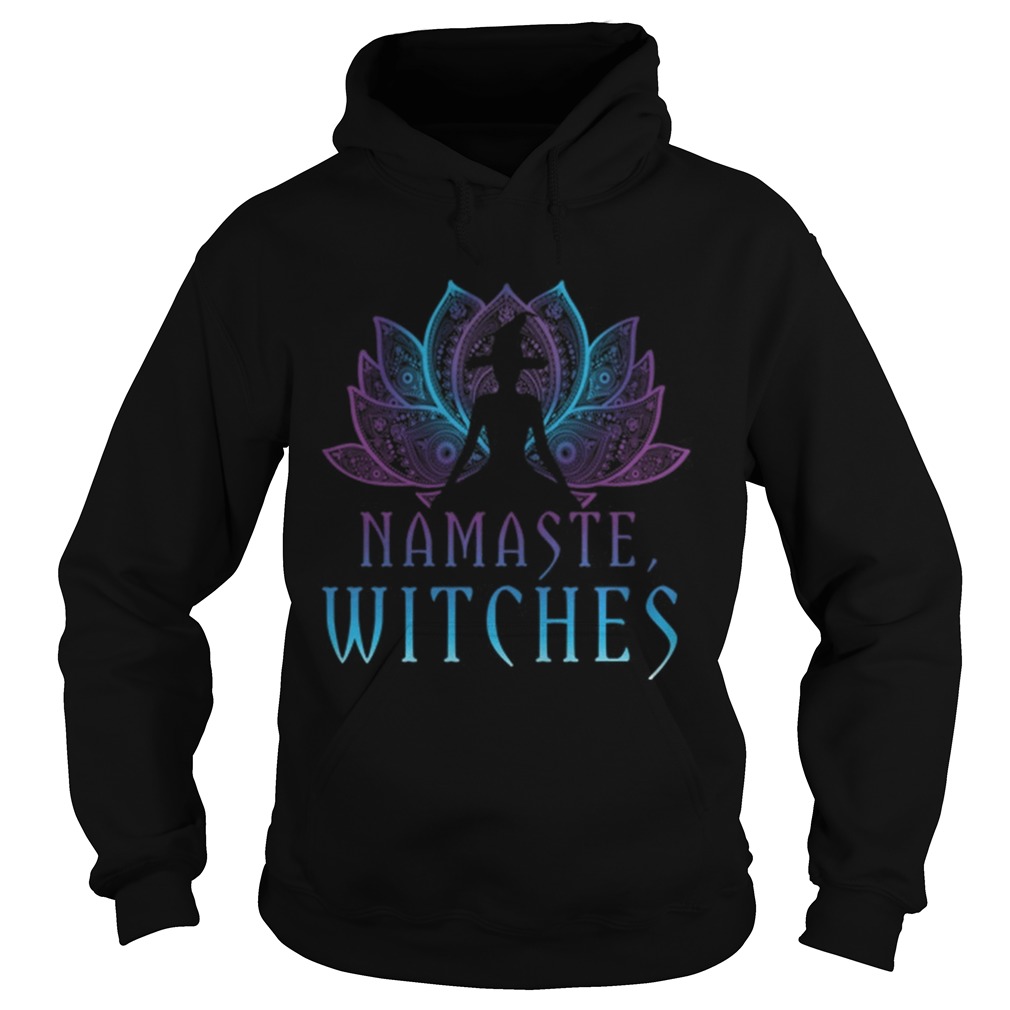 Namaste Witches Yoga Lover Halloween Pagan Witch Hoodie