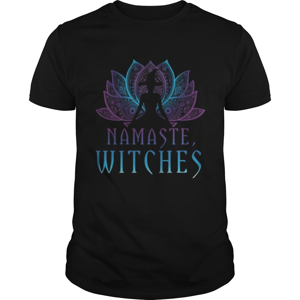 Namaste Witches Yoga Lover Halloween Pagan Witch shirt