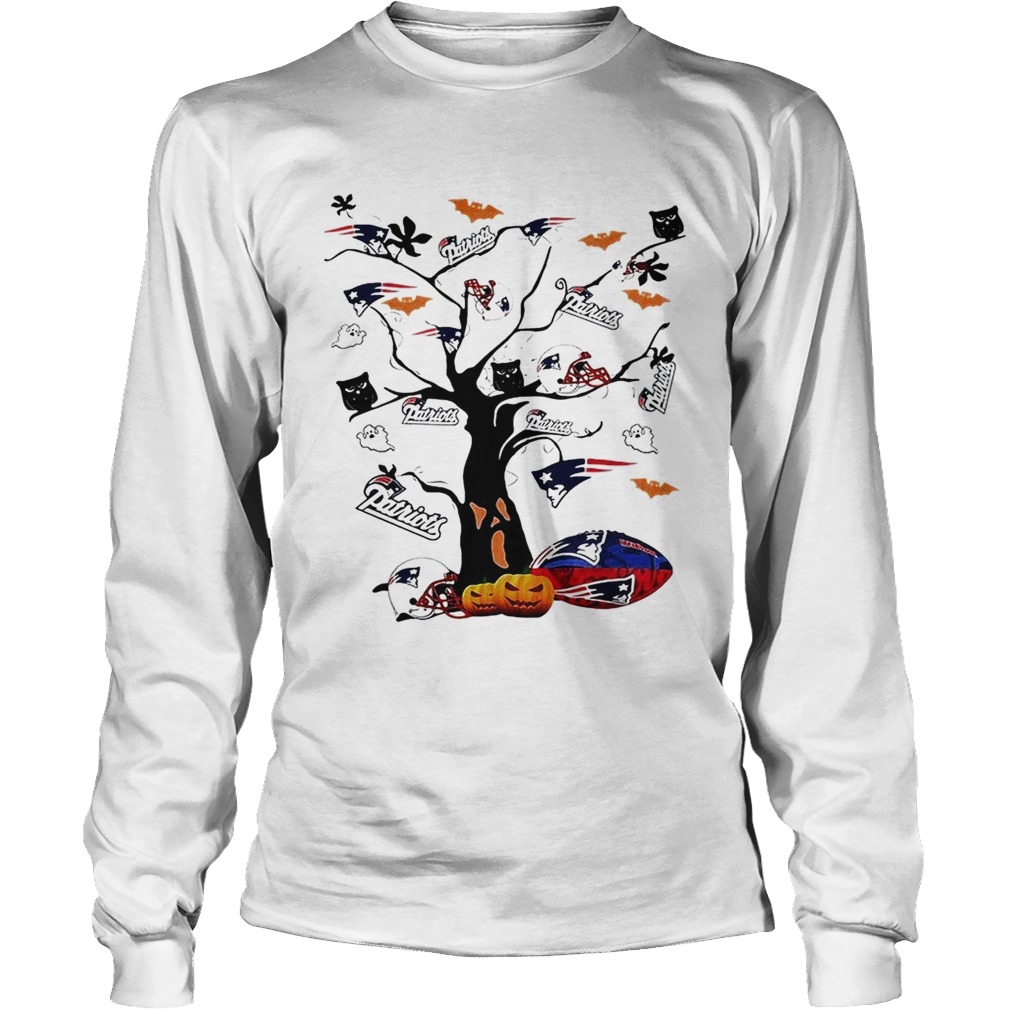 New England Patriots tree Halloween LongSleeve