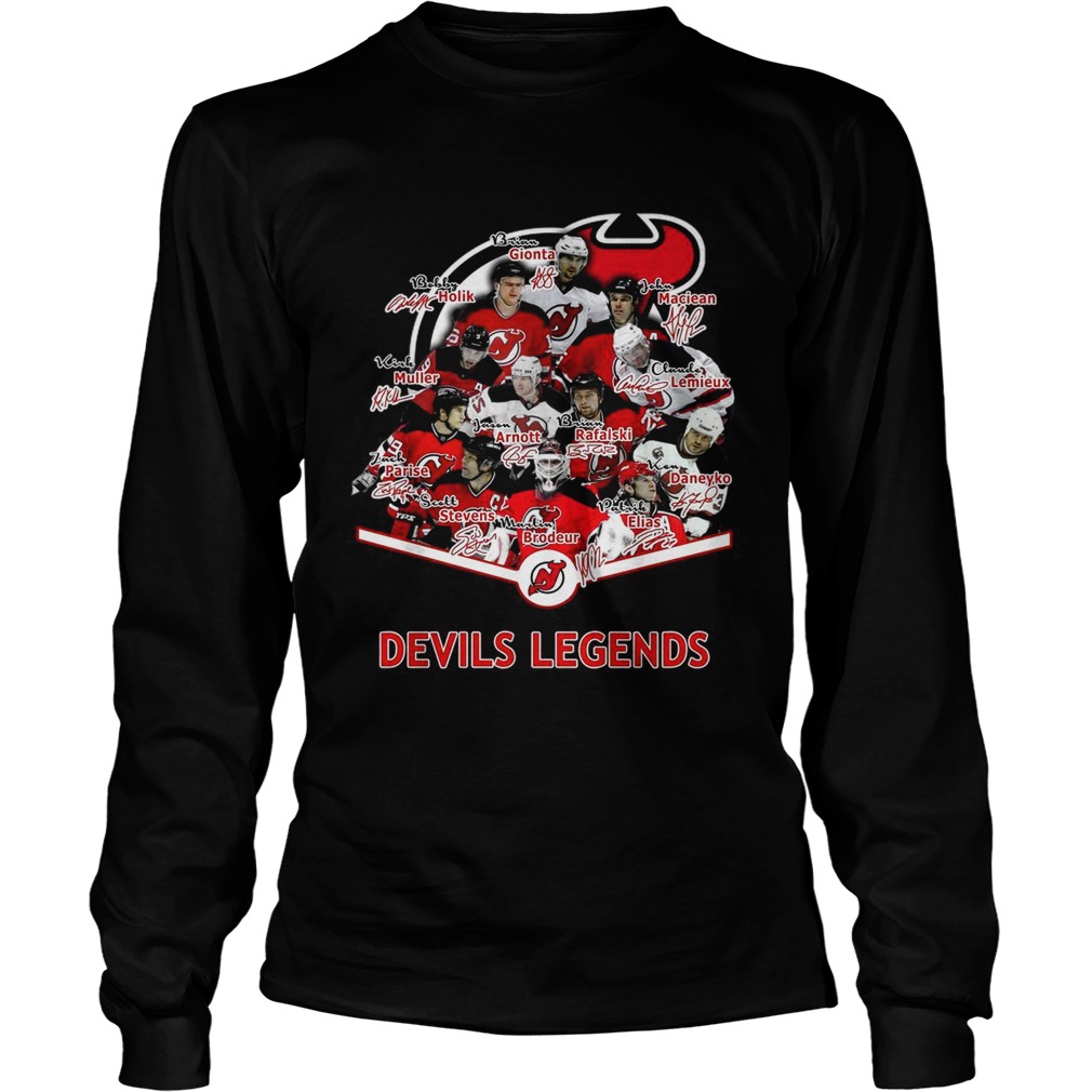 New Jersey Devils Legends signature LongSleeve