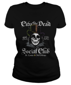 New Orleans City Of The Dead Doctor Goth Skull Halloween  Classic Ladies