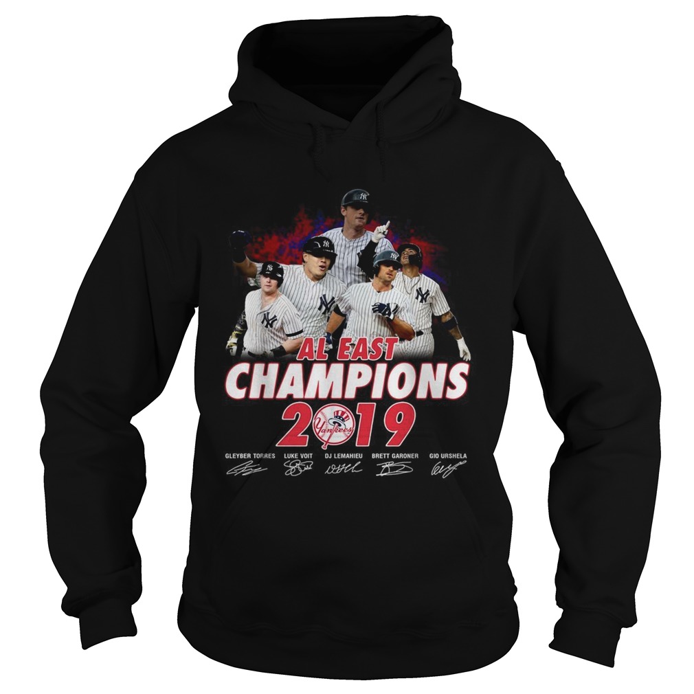 New York Yankees al east champions 2019 signature Hoodie