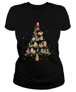 Official Hamster Christmas Tree Shirt Classic Ladies