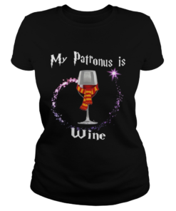 Official My Patronus is Wine Independence day  Classic Ladies