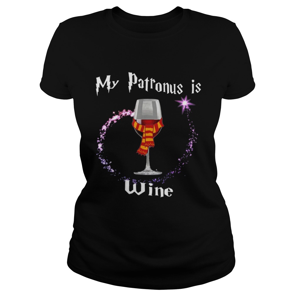 Official My Patronus is Wine Independence day Classic Ladies