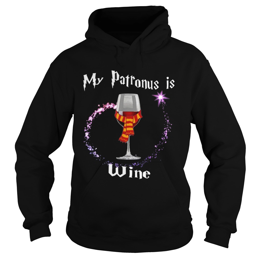 Official My Patronus is Wine Independence day Hoodie