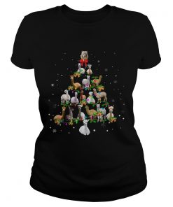 Official Sheep Christmas Tree Shirt Classic Ladies