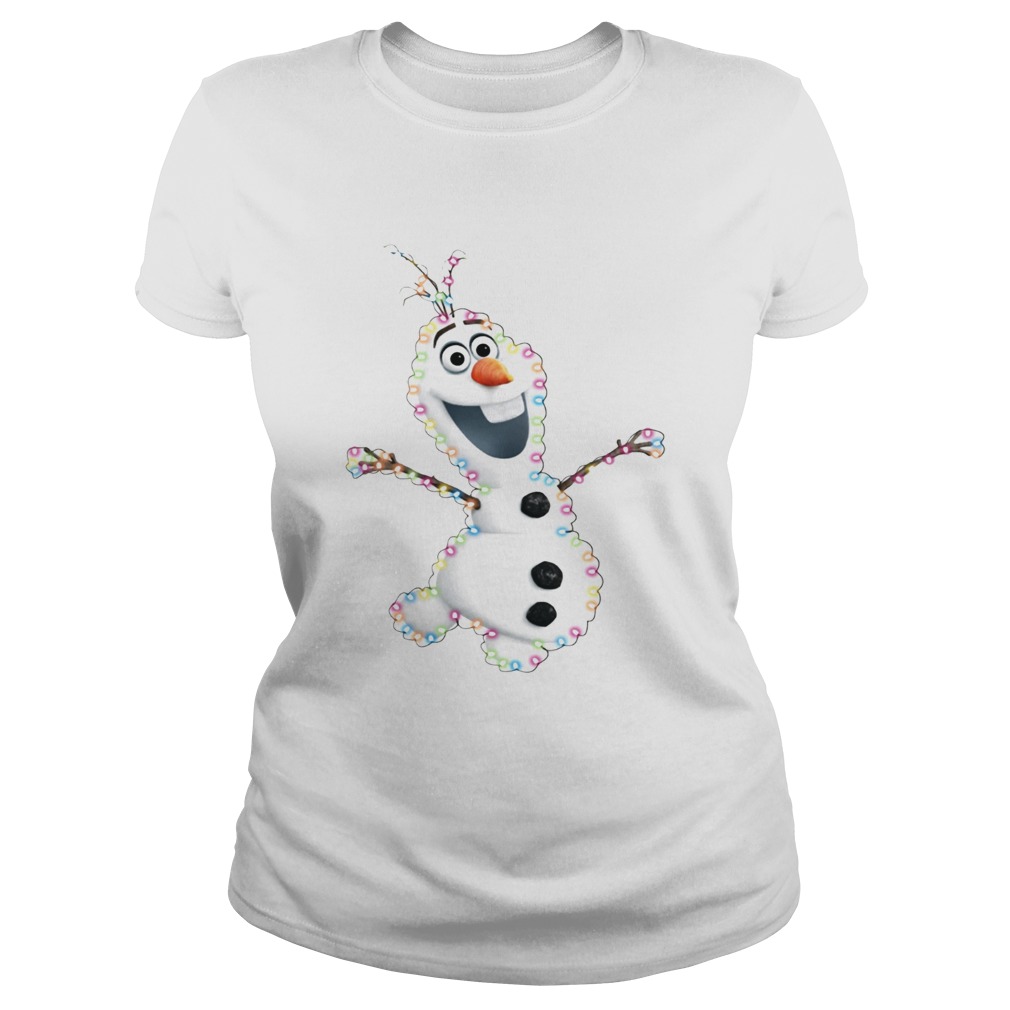 Olaf Christmas light Classic Ladies