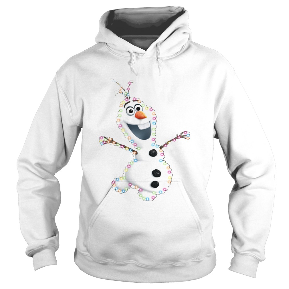 Olaf Christmas light Hoodie