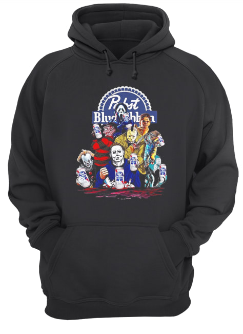 Pabst Blue Ribbon Horror characters Halloween Unisex Hoodie