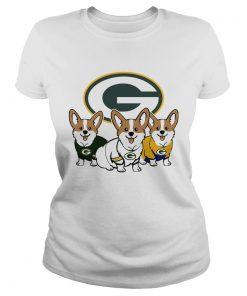 Pembroke Welsh Corgi Green Bay Packers  Classic Ladies