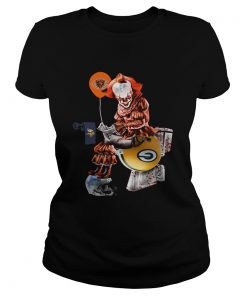 Pennywise Chicago Bears sitting toilet Green Bay Packers  Classic Ladies