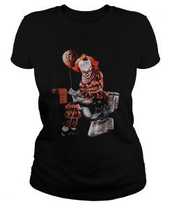 Pennywise Cincinnati Bengals Cleveland Browns Pittsburgh Steelers and Baltimore Ravens toilet  Classic Ladies