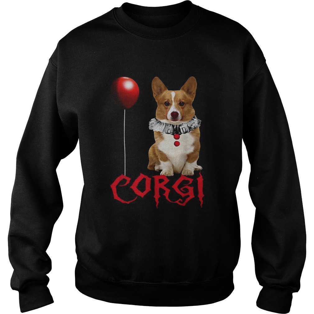 Pennywise Corgi Halloween Sweatshirt