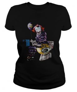 Pennywise Minnesota Vikings Detroit Lions and Green Bay Packers toilet  Classic Ladies