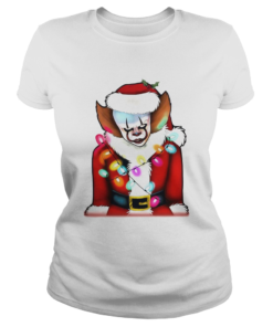 Pennywise Santa Claus Shirt Classic Ladies