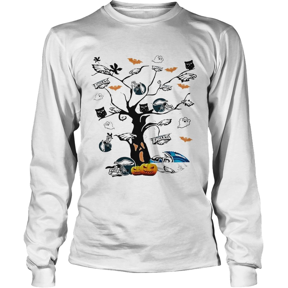 Philadelphia Eagles tree Halloween LongSleeve