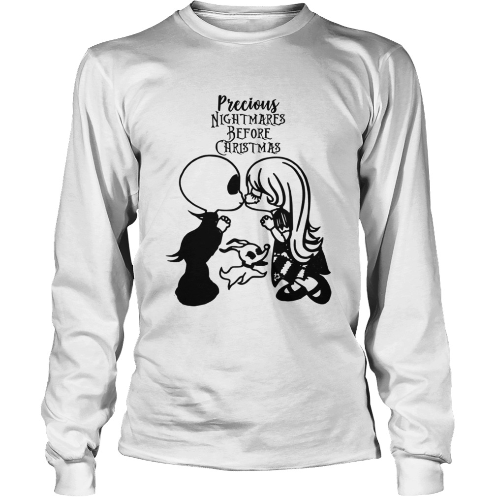 Precious Nightmares Before Christmas Kissing JackSally Funny Shirt LongSleeve