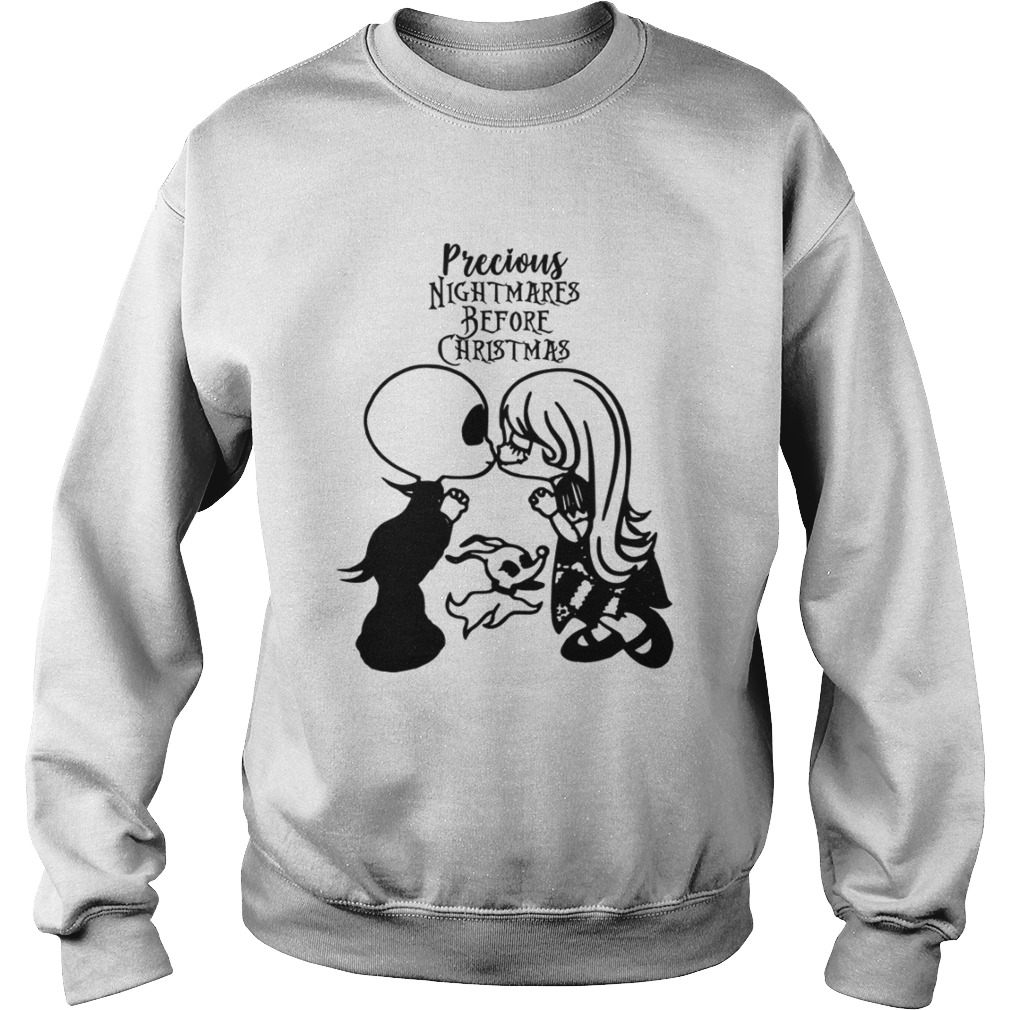 Precious Nightmares Before Christmas Kissing JackSally Funny Shirt Sweatshirt