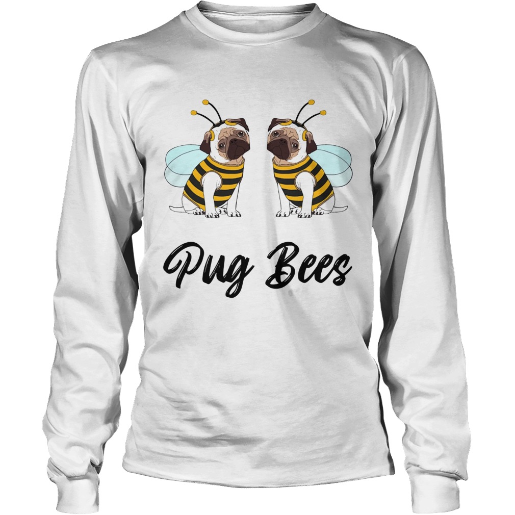 Pug Bees Funny Pug Halloween LongSleeve