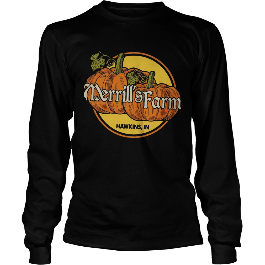 Pumkin Merrills farm Hawkins in LongSleeve