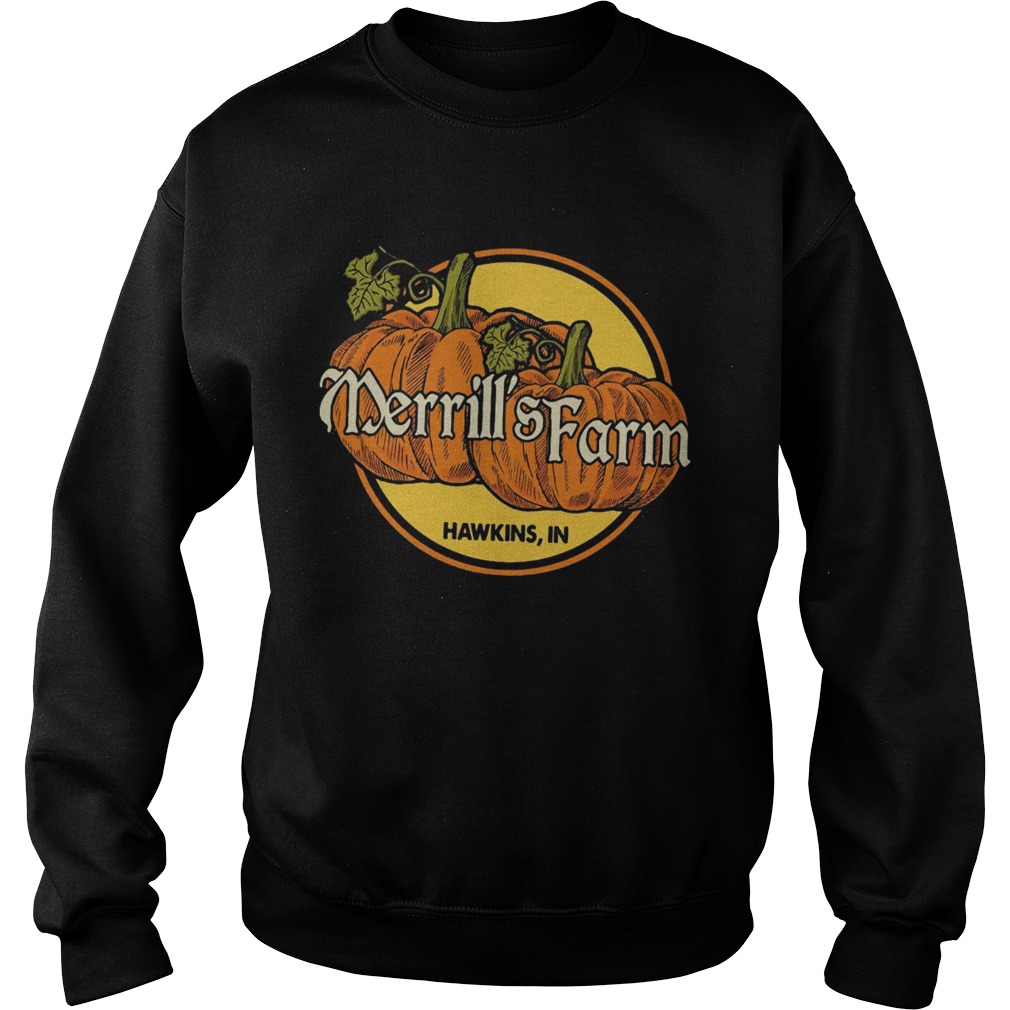 Pumkin Merrills farm Hawkins in Sweatshirt