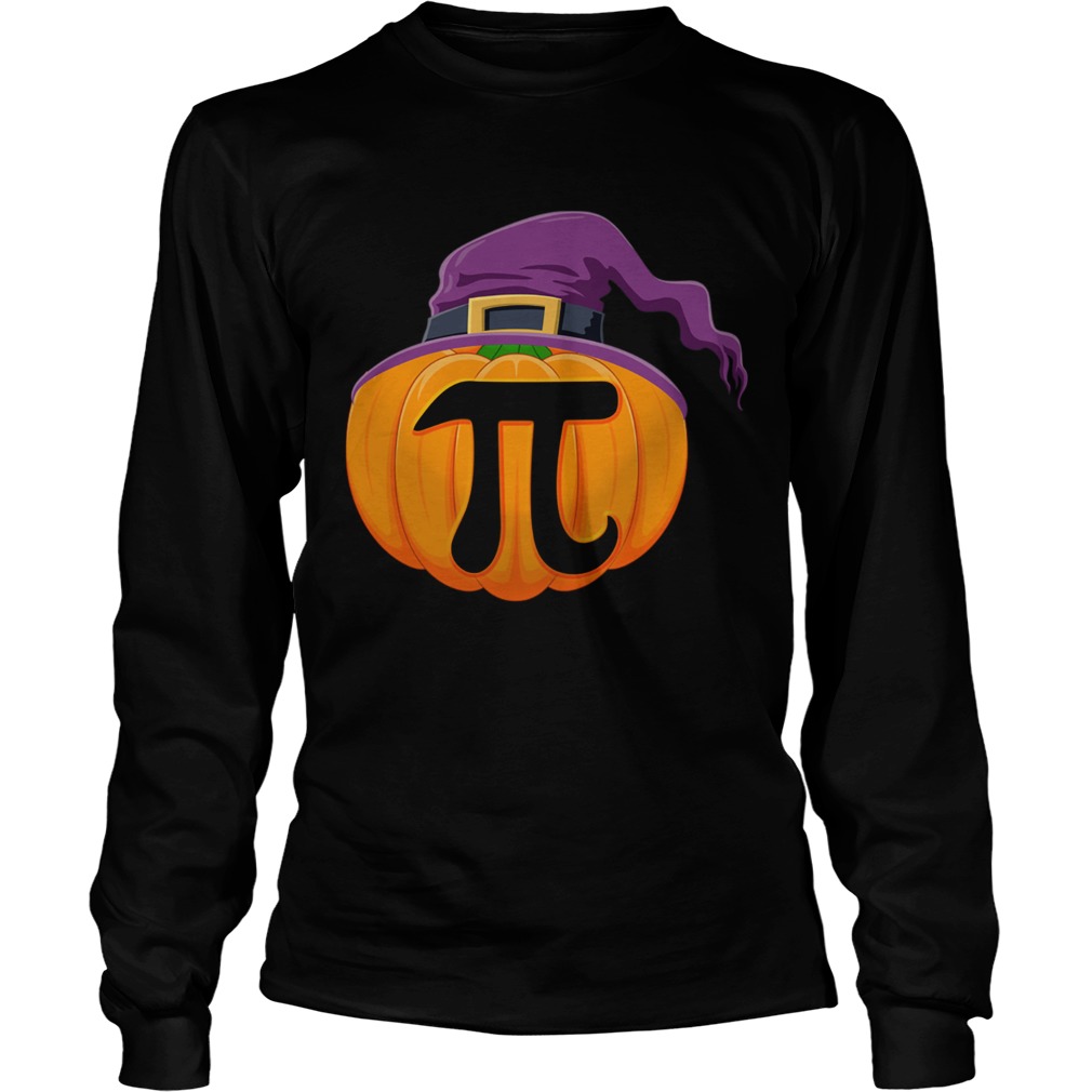 Pumpkin Pi Halloween Math Teacher Gifts For Kids TShirt LongSleeve