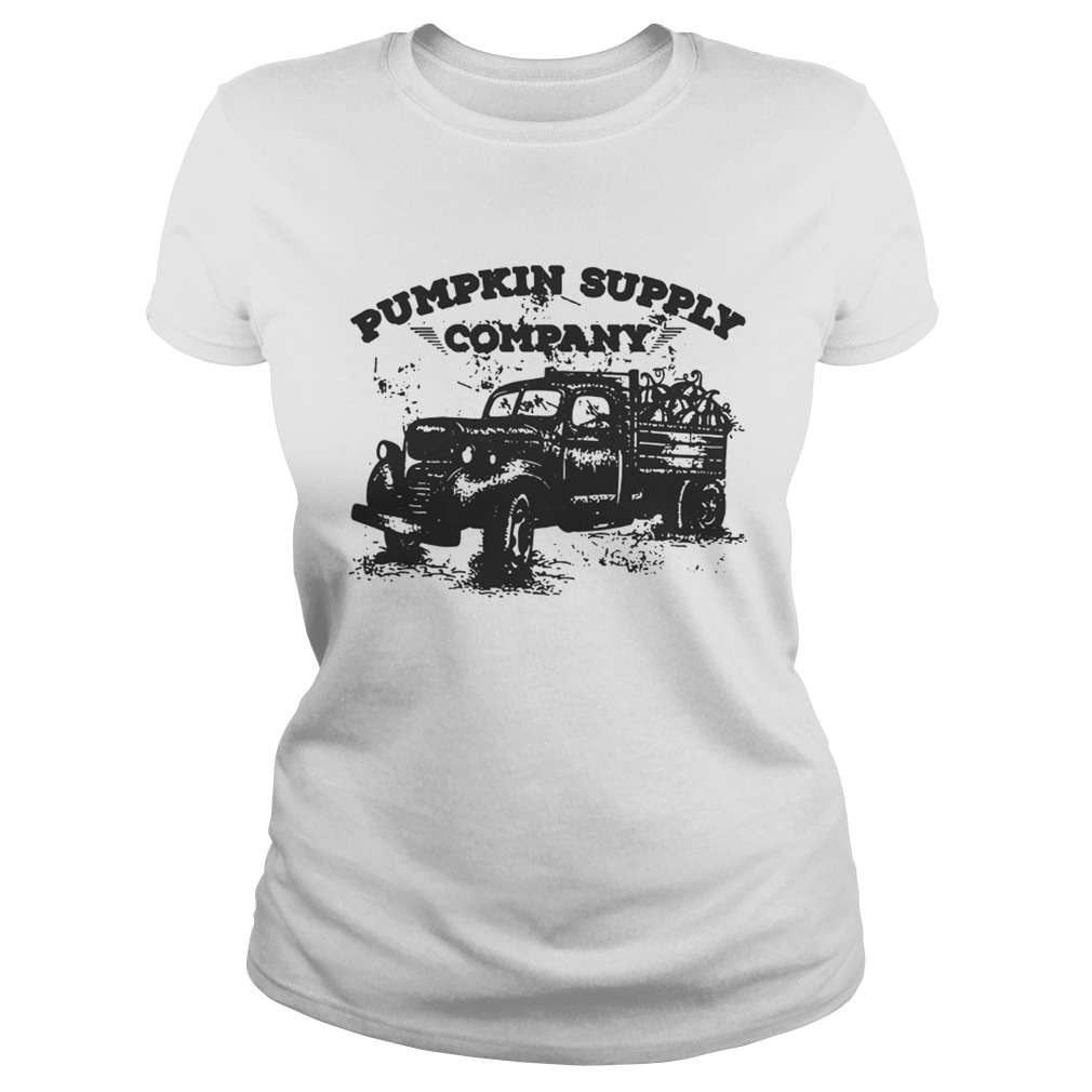 Pumpkin Supply Company Halloween Ts Classic Ladies