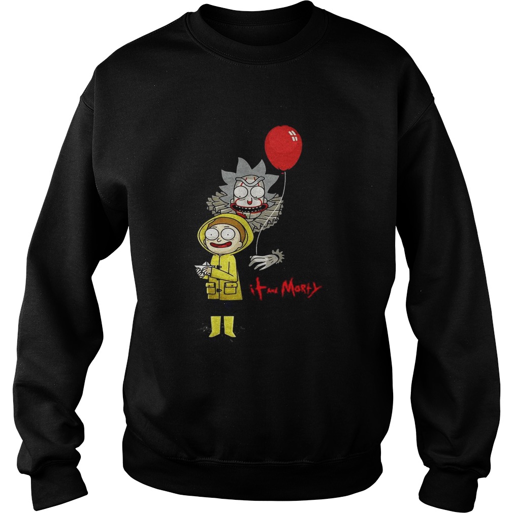 Rick and Morty IT and Morty Halloween Sweatshirt