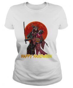 Samurai Skellington Happy Halloween  Classic Ladies