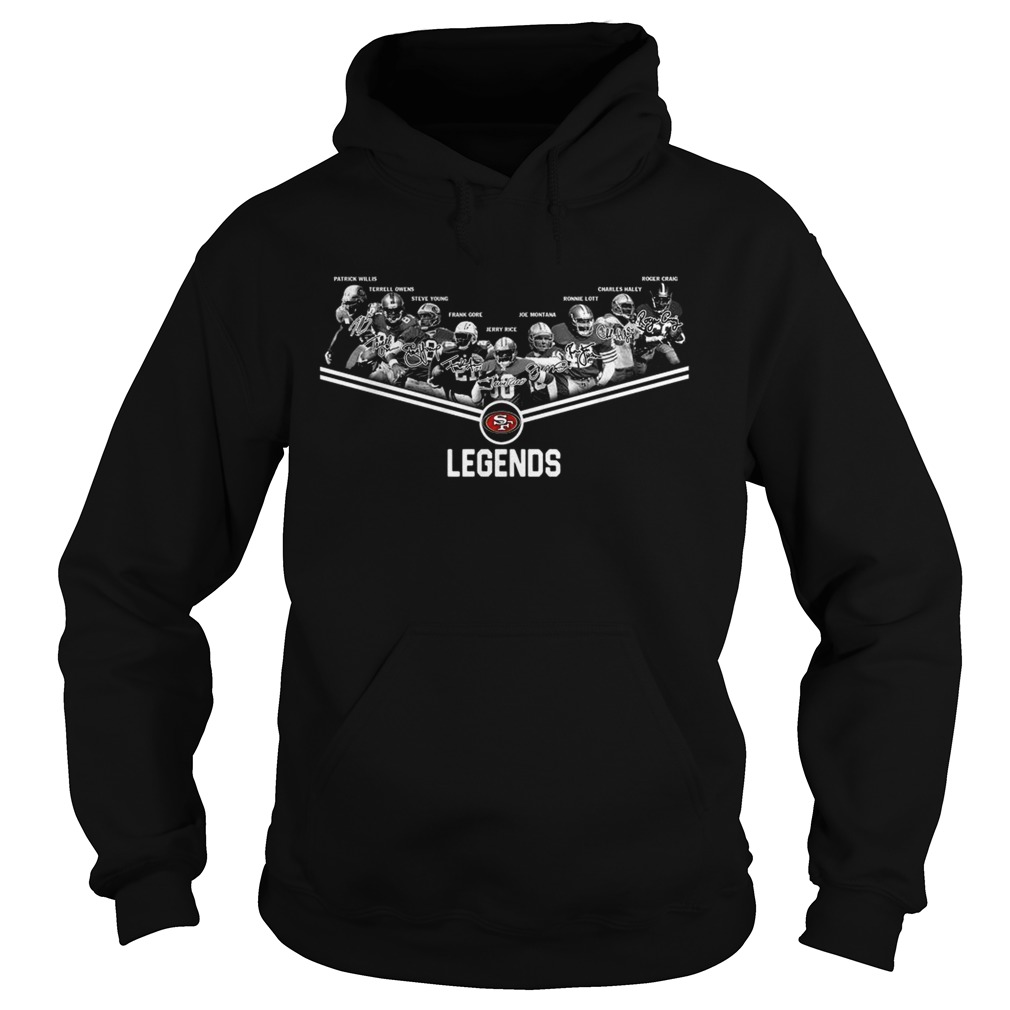 San Francisco 49ers Legends signature Hoodie