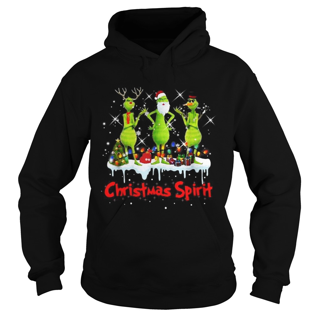 Satan Claus Grinch Christmas spirit Hoodie