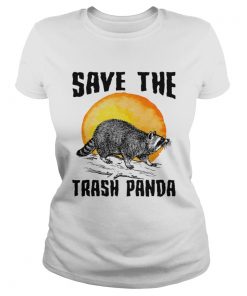 Save The Trash Panda Raccoon Saving Animals Raise Awareness Shirt Classic Ladies