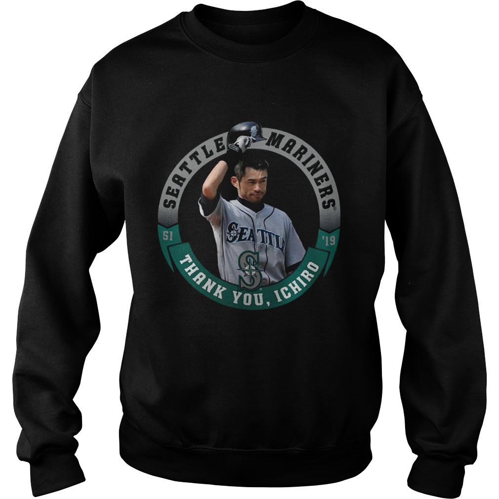 Seattle Mariners Majestic Thank You Ichiro Suzuki Sweatshirt