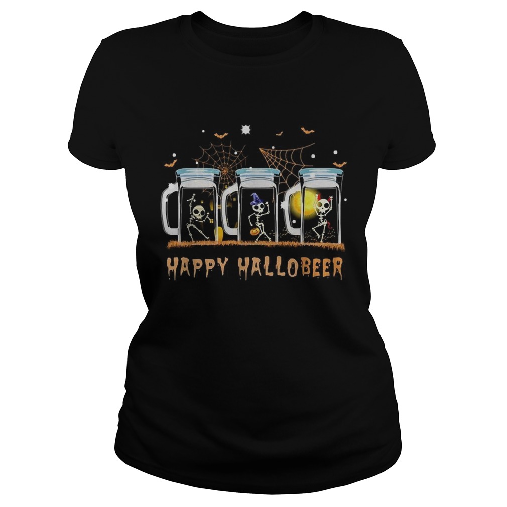 Skeleton happy Hallobeer Halloween Classic Ladies