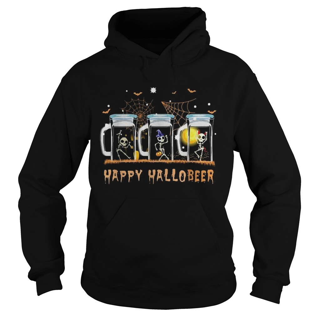 Skeleton happy Hallobeer Halloween Hoodie