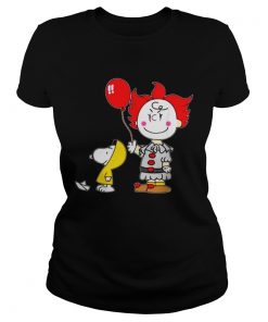 Snoopy and Charlie Brown Pennywise IT Halloween  Classic Ladies