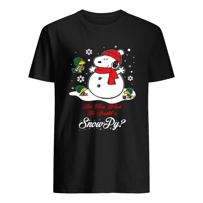 Snowman Snoopy Snowpy Christmas shirt