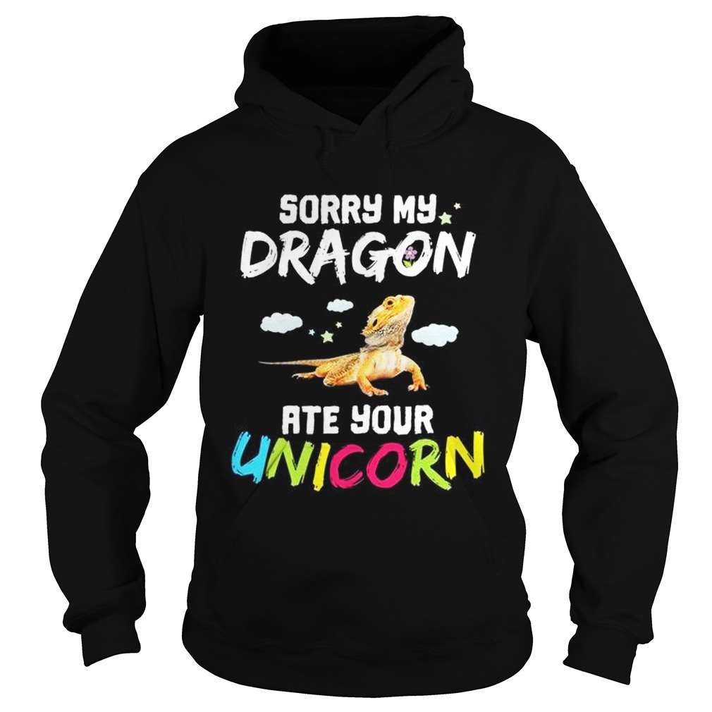 Sorry my dragon ate your Unicorn Hoodie