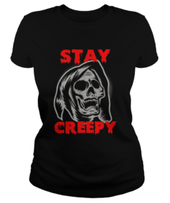 Stay Creepy skull  Classic Ladies